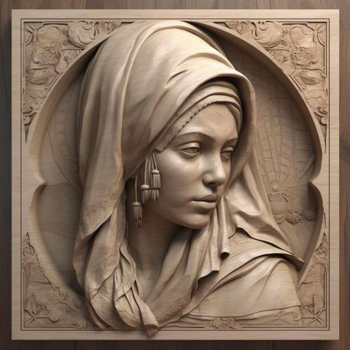 نموذج ثلاثي الأبعاد لآلة CNC 3D Art 